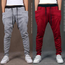 MENS CASUAL JOGGER DANCE SPORTWEAR HAREM PANTS SLACKS TROUSERS SWEATPANTS