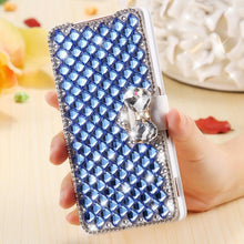 For Sony Z3 Diamond Wallet Case Fashion Women Bling Glitter Rhinestone Cover For Sony Xperia Z3 D6603 D6643 D6653 D6616 D6633