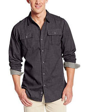 Burnside Men's Locked Long-Sleeve Woven Shirt