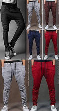 MENS CASUAL JOGGER DANCE SPORTWEAR HAREM PANTS SLACKS TROUSERS SWEATPANTS