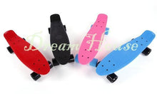 New Retro Classic Cruiser Style Skateboard Complete Deck Plastic Skate Board 12