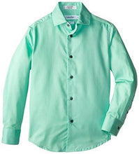 Calvin Klein Boys' Long-Sleeve Sateen Dress Shirt