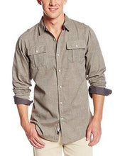 Burnside Men's Locked Long-Sleeve Woven Shirt
