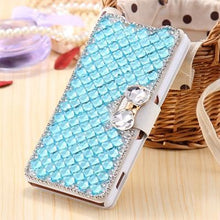 For Sony Z3 Diamond Wallet Case Fashion Women Bling Glitter Rhinestone Cover For Sony Xperia Z3 D6603 D6643 D6653 D6616 D6633