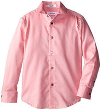 Calvin Klein Boys' Long-Sleeve Sateen Dress Shirt