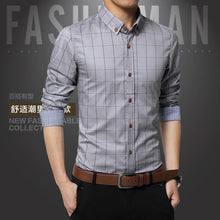 Hot Sale New Brand Men Shirts Long Sleeve Casual Male Dress Shirts Solid White/Dark Blue Slim Fit Clothes Free Shipping