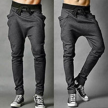 MENS CASUAL JOGGER DANCE SPORTWEAR HAREM PANTS SLACKS TROUSERS SWEATPANTS