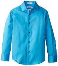 Calvin Klein Boys' Long-Sleeve Sateen Dress Shirt