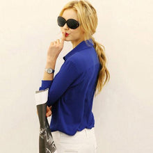 New Fashion Women\'s Loose Long Sleeve Chiffon Casual Blouse Shirt Tops Blouse