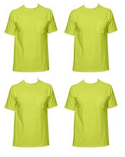 Fruit of the Loom Men\'s 4-Pack Pocket Crew-Neck T-Shirt - Colors May Vary
