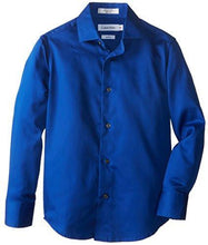 Calvin Klein Boys' Long-Sleeve Sateen Dress Shirt