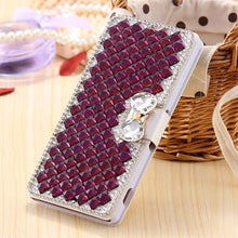For Sony Z3 Diamond Wallet Case Fashion Women Bling Glitter Rhinestone Cover For Sony Xperia Z3 D6603 D6643 D6653 D6616 D6633