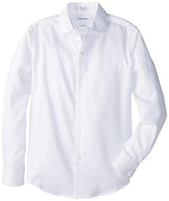 Calvin Klein Boys' Long-Sleeve Sateen Dress Shirt