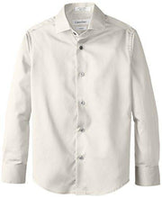 Calvin Klein Boys' Long-Sleeve Sateen Dress Shirt