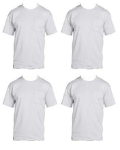 Fruit of the Loom Men\'s 4-Pack Pocket Crew-Neck T-Shirt - Colors May Vary