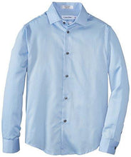 Calvin Klein Boys' Long-Sleeve Sateen Dress Shirt