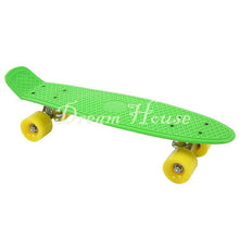 New Retro Classic Cruiser Style Skateboard Complete Deck Plastic Skate Board 12