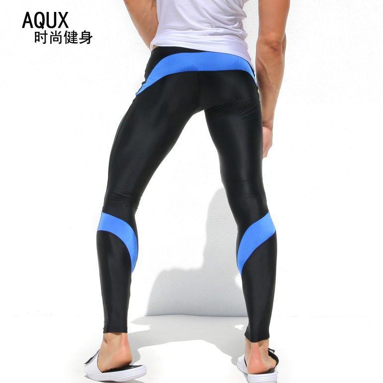 Mens Sport Long Sexy Tight Pants Gym Fashion Ankle Length
