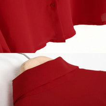 New Fashion Women\'s Loose Long Sleeve Chiffon Casual Blouse Shirt Tops Blouse