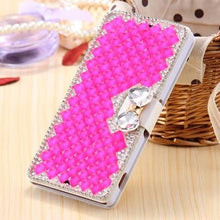 For Sony Z3 Diamond Wallet Case Fashion Women Bling Glitter Rhinestone Cover For Sony Xperia Z3 D6603 D6643 D6653 D6616 D6633