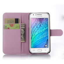 For Samsung galaxy J1 J2 J3 J5 J7 J120 (J1 2016) J105 (J1 mini) J1 ACE J2 PRO J3 pro J510 J710 leather wallet stand phone case