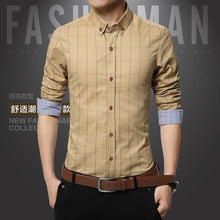 Hot Sale New Brand Men Shirts Long Sleeve Casual Male Dress Shirts Solid White/Dark Blue Slim Fit Clothes Free Shipping