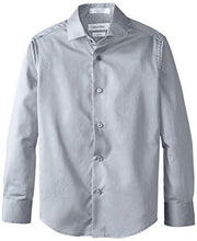 Calvin Klein Boys' Long-Sleeve Sateen Dress Shirt