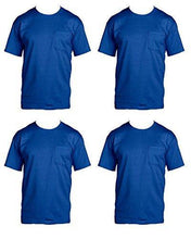 Fruit of the Loom Men\'s 4-Pack Pocket Crew-Neck T-Shirt - Colors May Vary