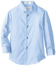 Calvin Klein Boys' Long-Sleeve Sateen Dress Shirt