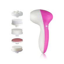 5 in 1 Electric Face Massager Wash Mahine Pore Cleaner Facial Cleansing Brush Exfoliation Body Spa Skin Care Massage RCS30-48P