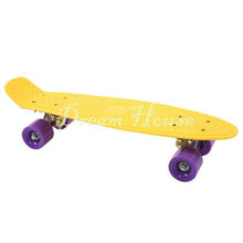 New Retro Classic Cruiser Style Skateboard Complete Deck Plastic Skate Board 12