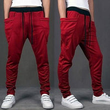 MENS CASUAL JOGGER DANCE SPORTWEAR HAREM PANTS SLACKS TROUSERS SWEATPANTS