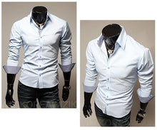 Free Shipping Fashion Menswear Camisa Masculina Long Sleeve Casual Dress Shirt Men Slim Fit Male Shirt Camisas Hombre Vestir